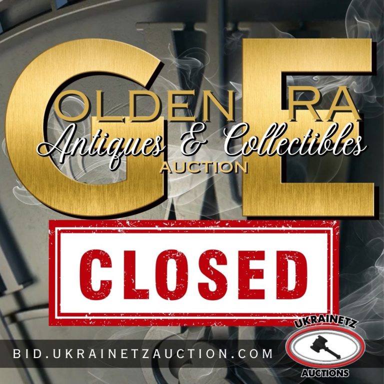 Golden Era Antiques & Collectibles Auction is CLOSED!!