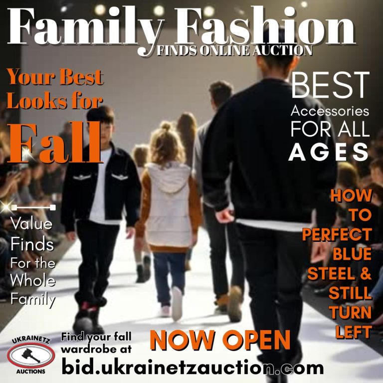 The Family Fashion Finds Online Auction is NOW OPEN!!!