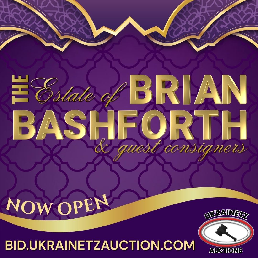 The Estate of Brian Bashforth & Guest Consignors is NOW OPEN!!
