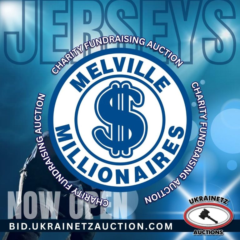 Melville Millionaires Charity Fundraiser Auction is NOW OPEN!!!