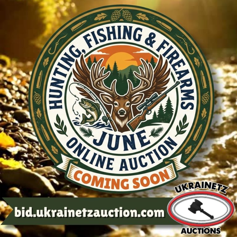 The June Hunting, Fishing & Firearms Online Auction is Coming Soon!!