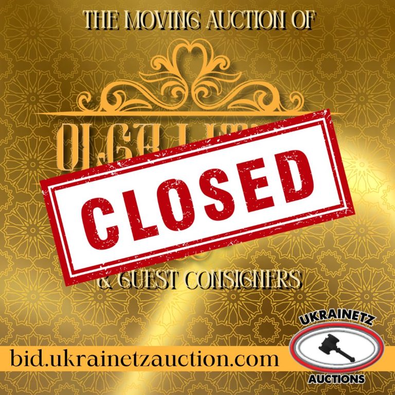 The Moving Sale Olga Litwin and Guest Consigners is NOW CLOSED!!