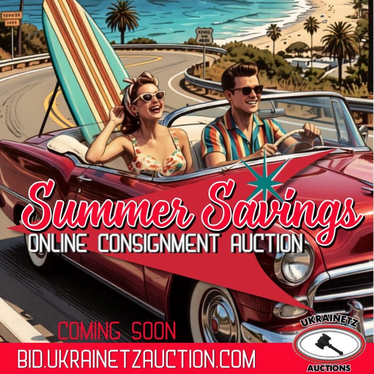 Summer Savings Online Consignment Auction is COMING SOON!!