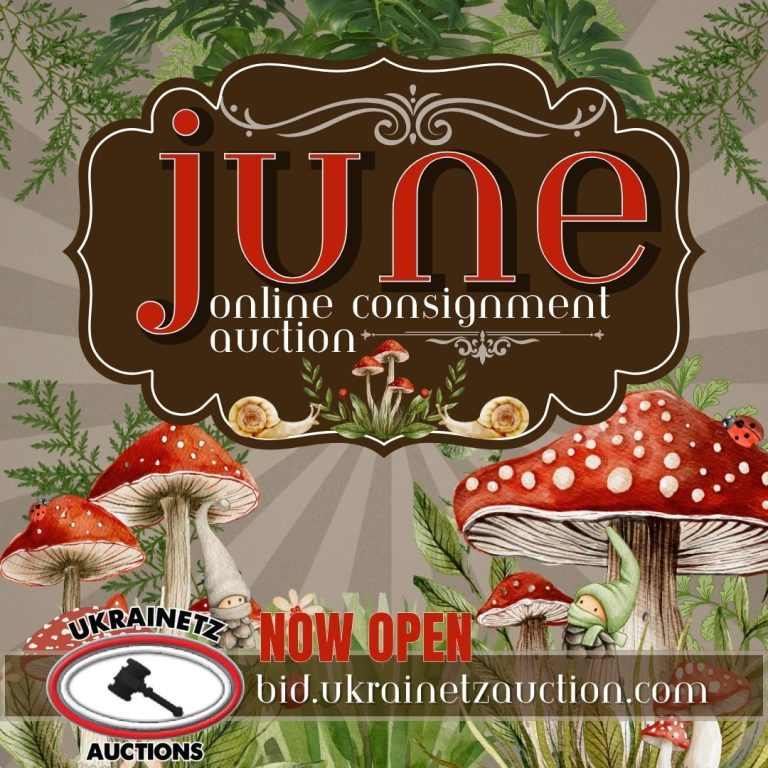 The June Online Consignment Auction is COMING SOON!!