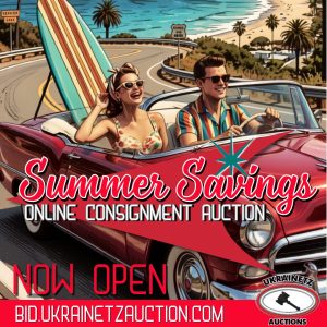 Summer Savings Online Consignment Auction is NOW OPEN!!