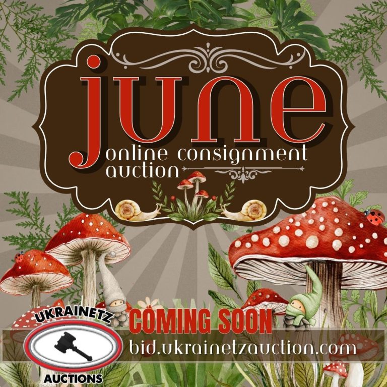 The June Online Consignment Auction is COMING SOON!!