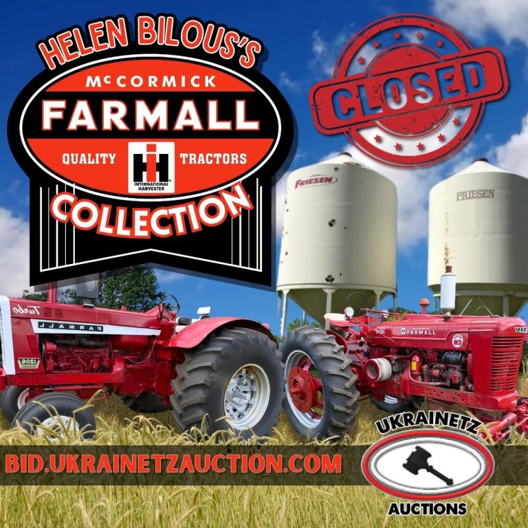 Helen Bilous’s McCormick Farmall Collection PICKUP TODAY!!