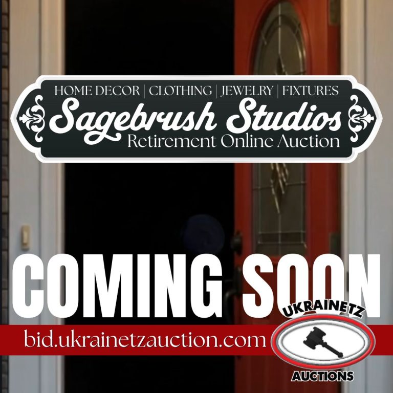 The Sagebrush Studios Retirement Online Auction is COMING SOON!!