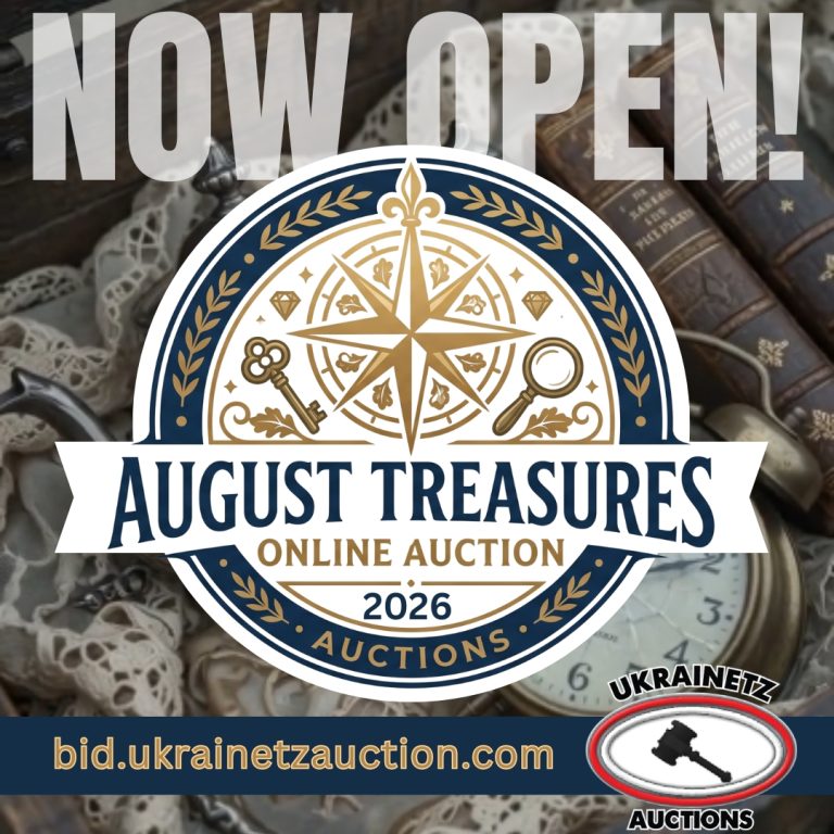 The August Treasures Online Auction is NOW OPEN!!