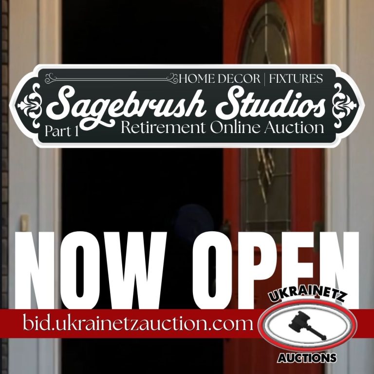 The Sagebrush Studios Retirement Online Auction (part 1) is NOW OPEN!!