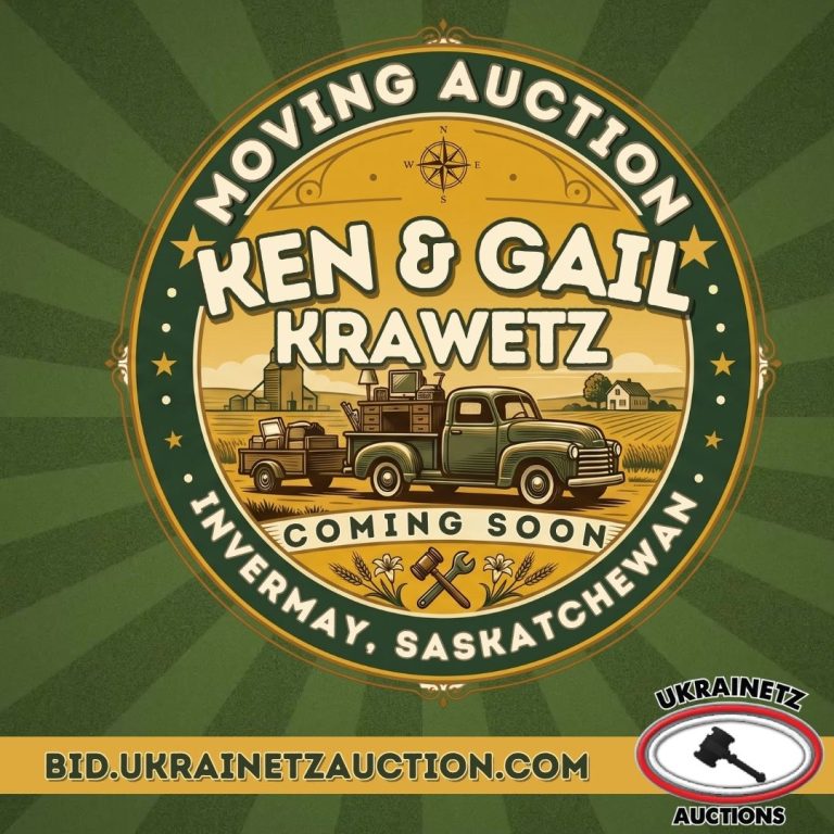 The Online Moving Auction of Ken & Gail Krawetz ~ COMING SOON