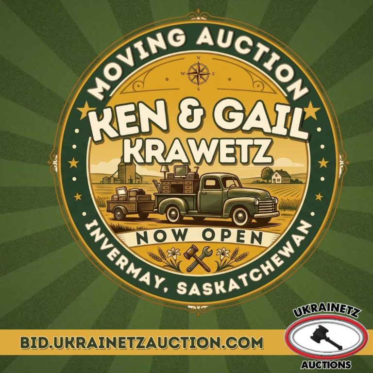 The Online Moving Auction of Ken & Gail Krawetz ~ NOW OPEN!!