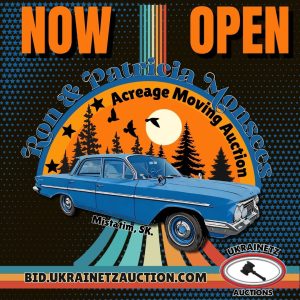 The Ron & Patricia Monsees Acreage Moving Auction is NOW OPEN!!