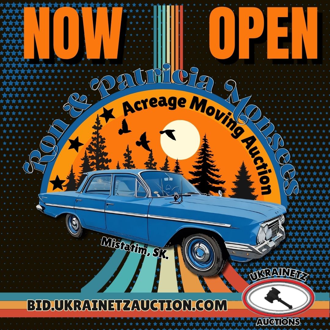 The Ron & Patricia Monsees Acreage Moving Auction is NOW OPEN!!